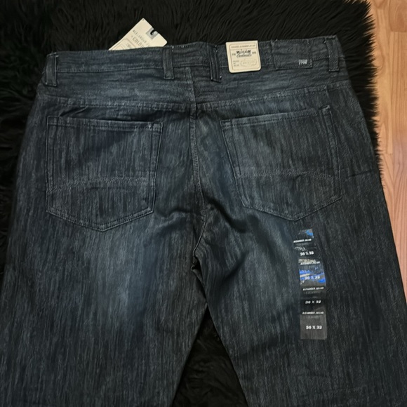 👖🌝ALEXANDER JULIAN SLIM STRAIGHT VINTAGE BRAND 🔥& WORK WEAR JEANS SIZE 36x32 - Picture 9 of 10